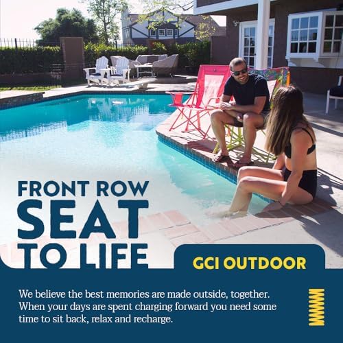 GCI Outdoor Comfort Pro Rocker Camping Chair | Portable Folding Rocking Chair with Durable Armrests & Drink Holder — Sweet Tea - Image 7